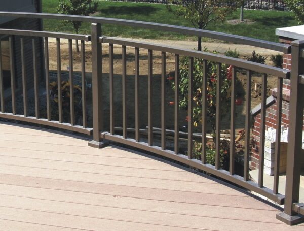 Curved Metal Railings