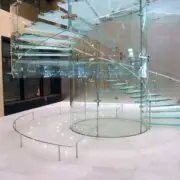 Curved Glass Installation